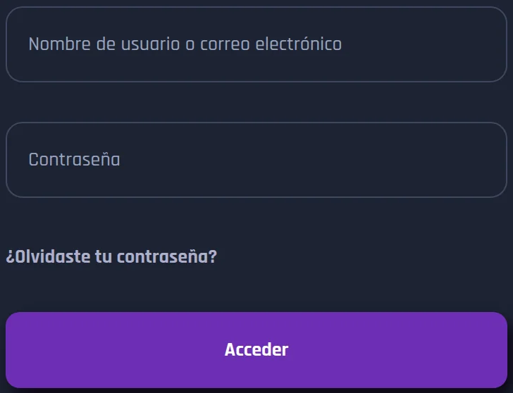 Ingreso de easybet